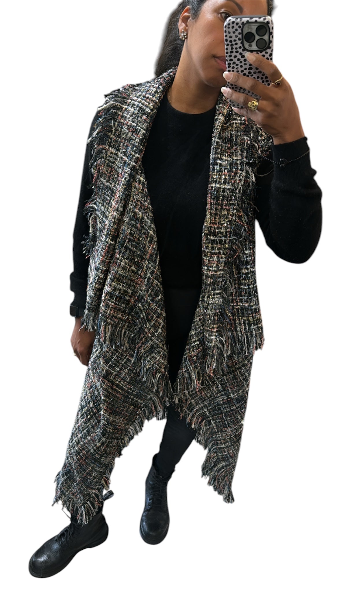 Custom tweed duster
